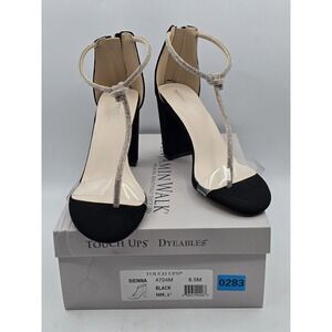 Touch Ups Sienna Heeled‎ Sandal Black Women's Size 8.5M  NEW